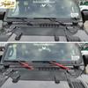 4PCS For 2018-23 Jeep Wrangler JL ABS Red Look Front Window Wiper Cover Trim New