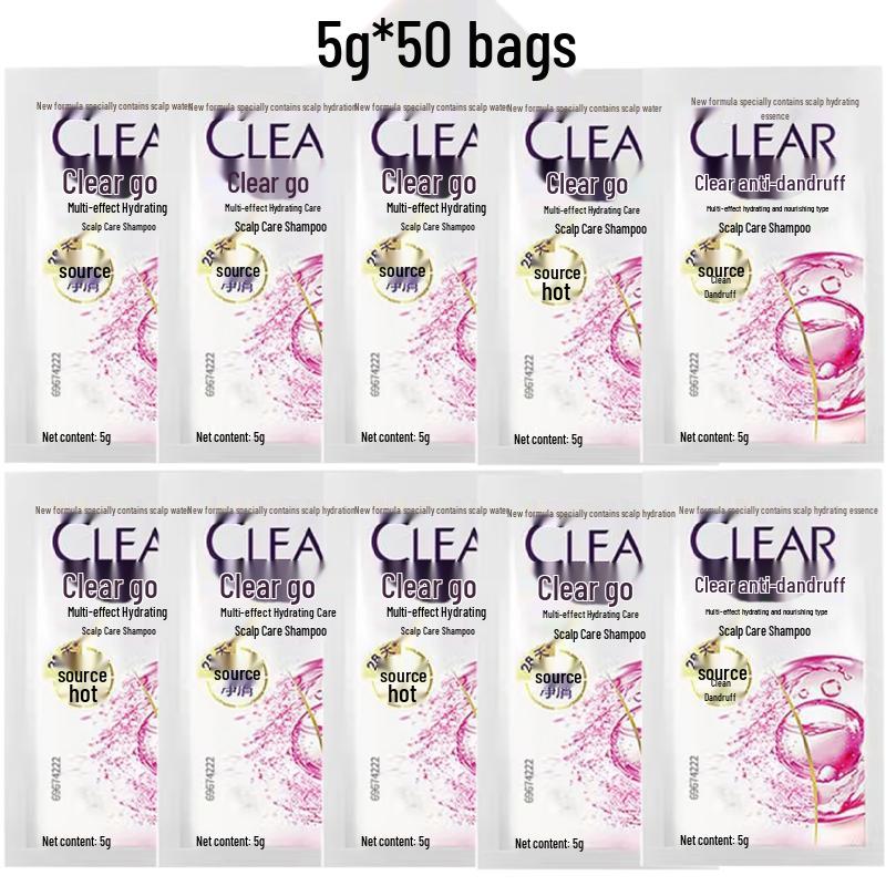 Clear Anti-Dandruff Hydrating Shampoo Travel Pack