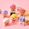 5pcs Simulated Bouquet Decoration Resin Decorative Accessories Desktop Ornament Cream Adhesive DIY Jewelry Accessories