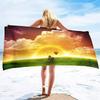 Serviettes de Plage Sky pour Adultes et Serviettes de Piscine Absorbantes en Velours avec Serviette de Plage Légère à Séchage Rapide Serviette de Natation d'Été