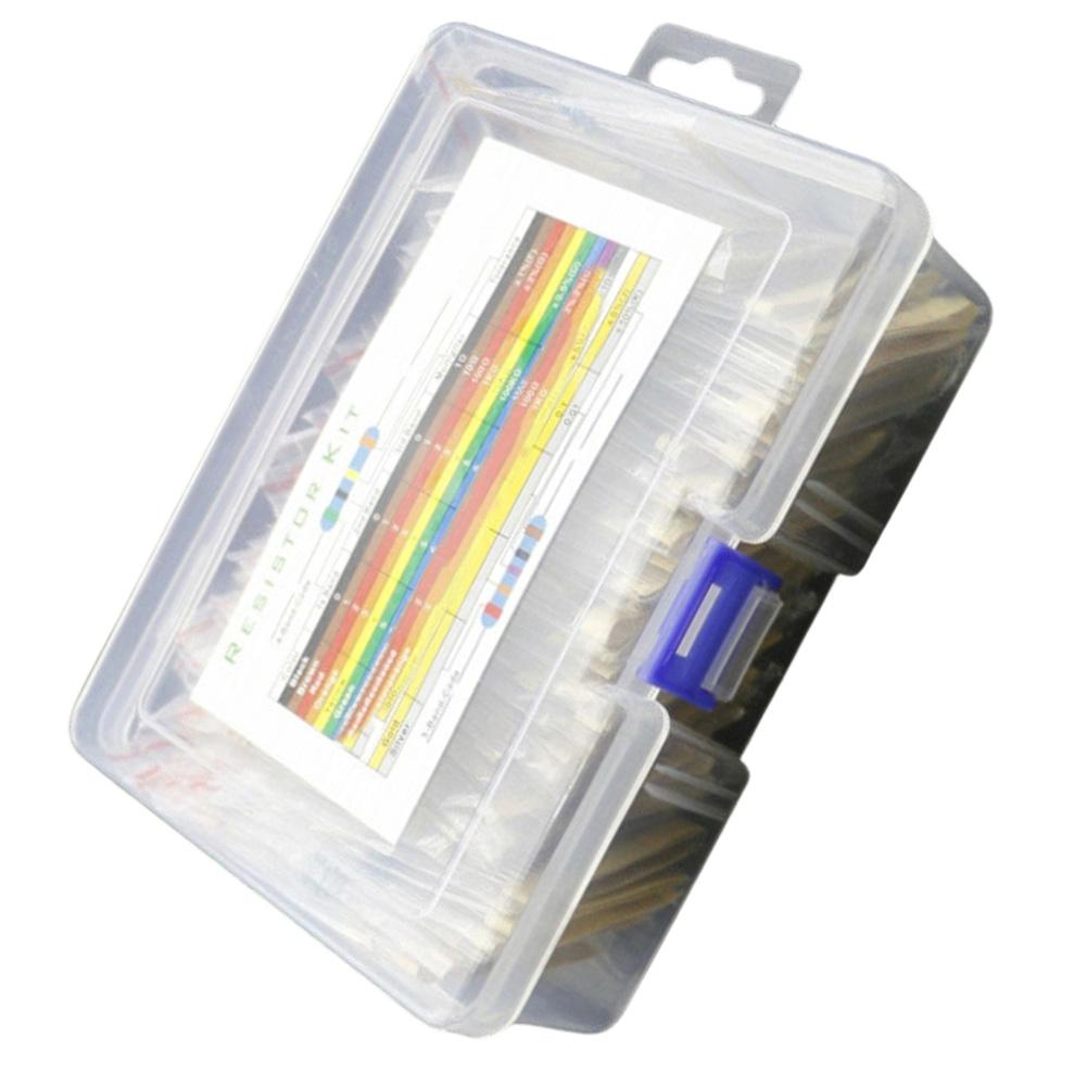 Wide Resistance Range 1 -1M Solderable Leads Complete Resistor Value Range Metal Film Resistors As Shown In The Picture