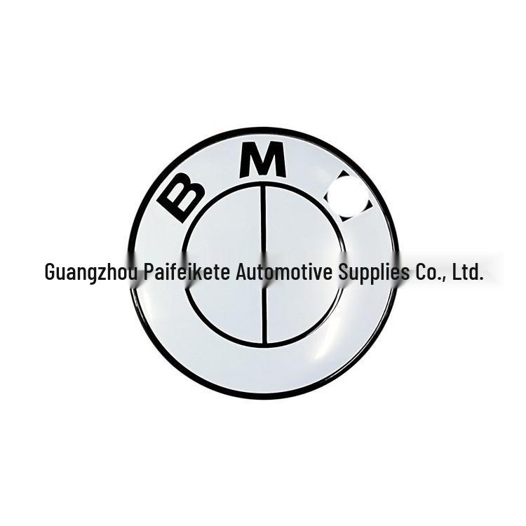 BMW Emblem Modification: Compatible with 3 Series, 5 Series, X1, X3, X5, X6 In All White, All Black, or Full Carbon Fiber Texture for Front and Rear