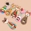 New Cute Kitten Cartoon Bottle Opener Cat Shape Embossed Texture Bronzing Craft Beer Bottle Opener Magnet
