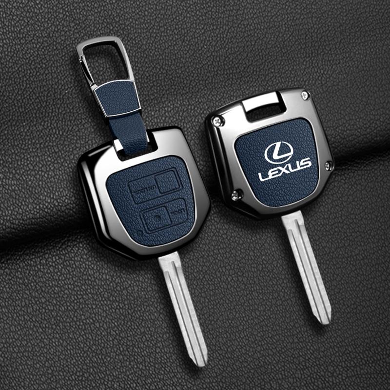 Custodia in Pelle Vintage per Chiave Auto Copertura Completa per Lexus ES GS LS IS RX SC LX GX470 RX350 ES300 RX400h Portachiavi Auto Accessori