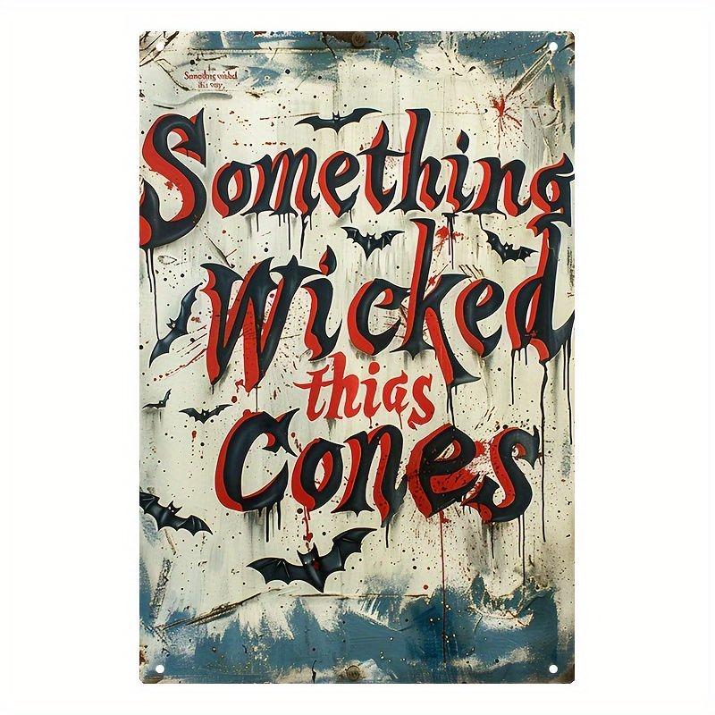 Halloween Metal Tin Sign Wall Decor 20x30cm