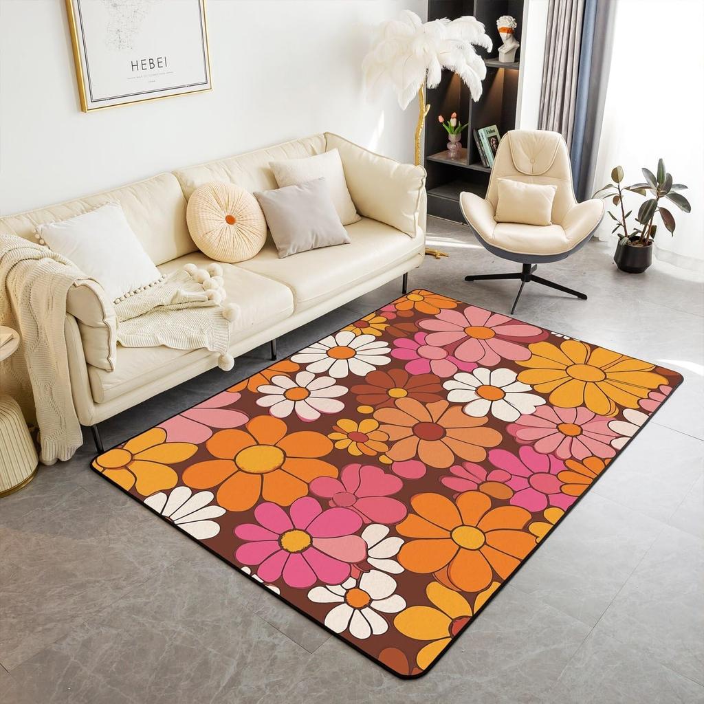Mat Non-Slip Waterproof Rug for Front Door Home Decor Easy Clean Floor Carpet Beautiful Fashion Lounge Kitchen Anti-slip