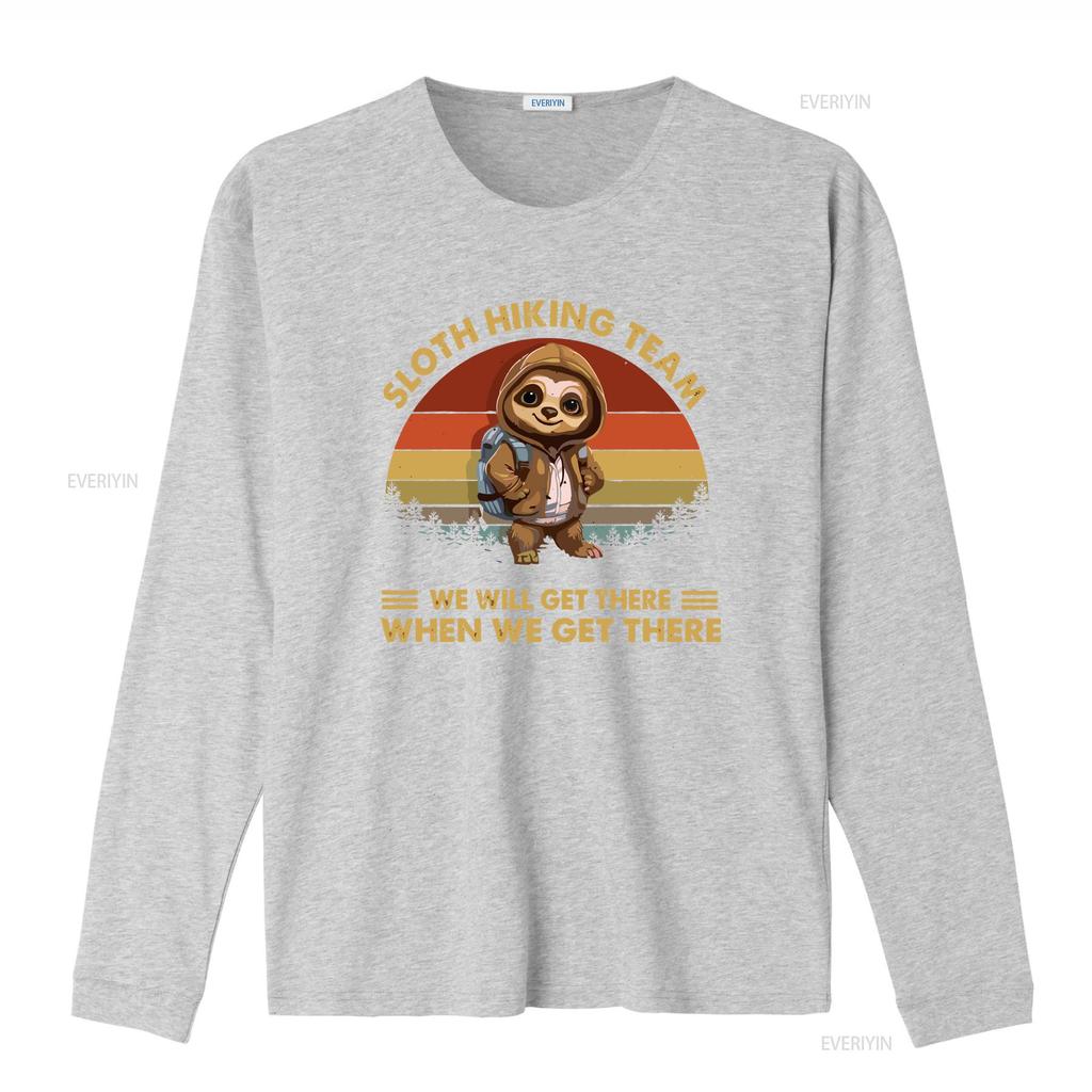 Sloth Hiking Team We Will Get There When lovers shirt for enthusiasts enthusiastic hikers vintage Washed homme Unisex Slightly