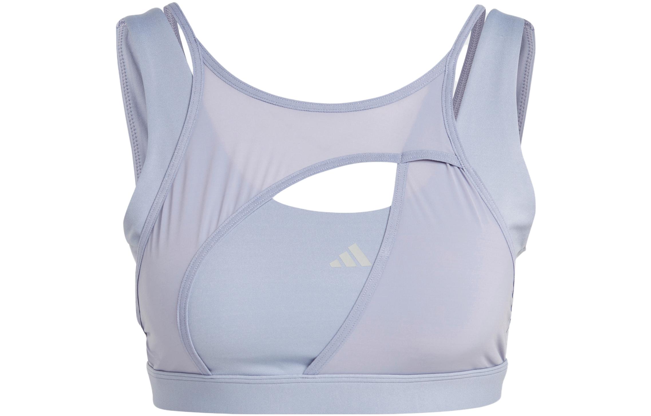 

Adidas Sports Underwear Women s Silver Gray Violet Moderate HR9734 AMB