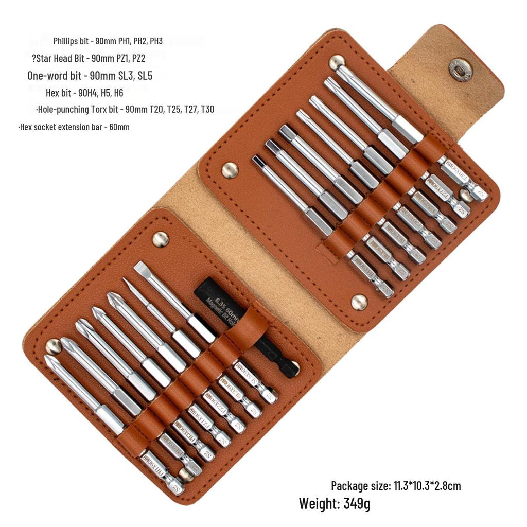 Electric Drill Magnetic Hexagonal Extension Rod 6.35mm 1/4 Self-Locking Connector