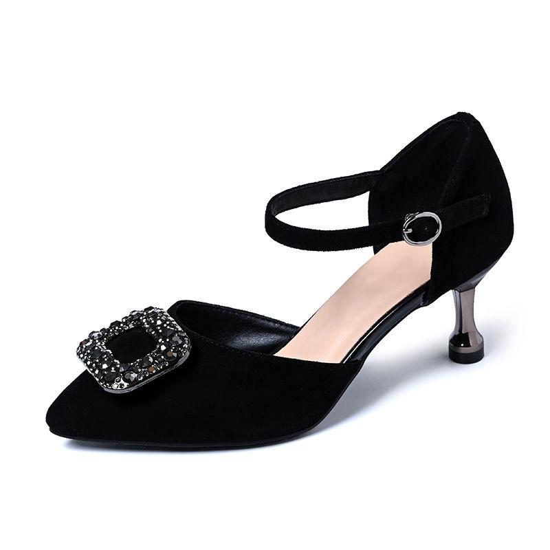 Pointed High Heeled Sandals for Women's Single Shoes Women Shoes Elegant Sandals Women Pumps