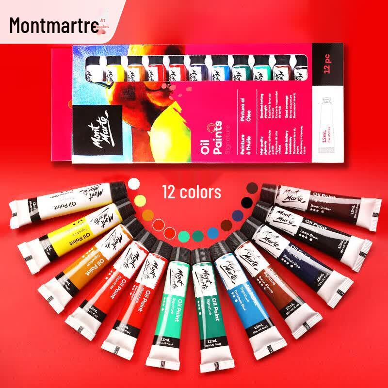 Mengmate 12-Color Oil Paint Set