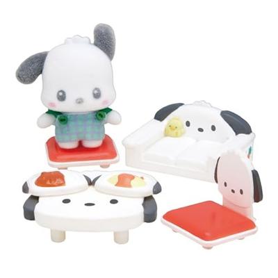 BANDAI Puchitomo Sanrio Karakterleri Pochaccos Oturma Odası Seti Oyuncaklar
