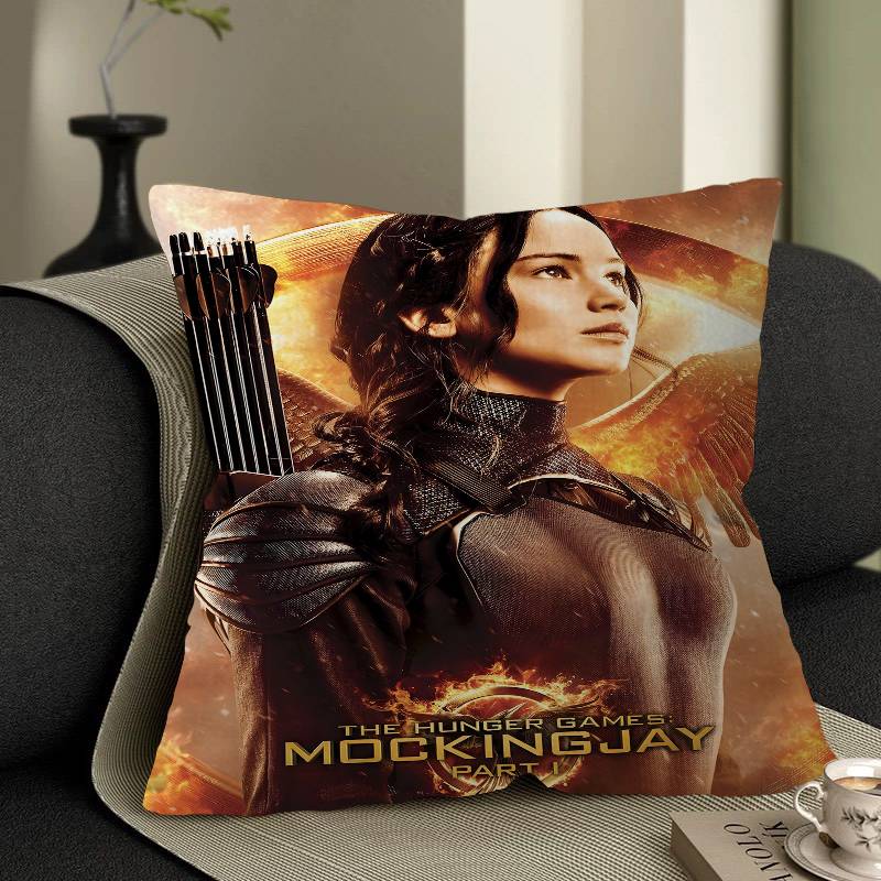Classic Movie The Hunger Games Pillow Cushion Cover Pillowcase Living Room Sofa Home Decor Customized