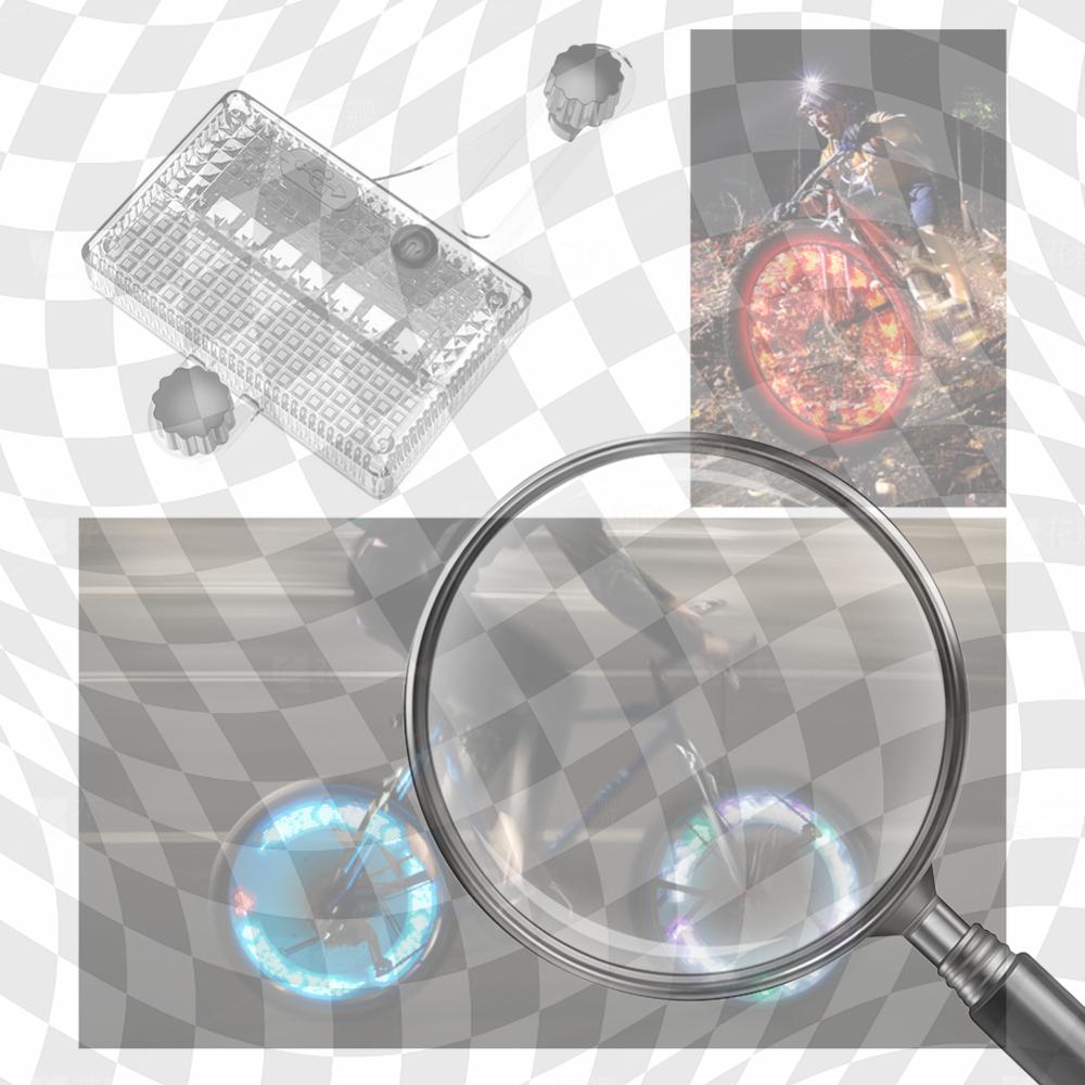 

Solar LED Colorful Bike Wheel Light USB Rechargeable Bike Tire Safety Light Waterproof Bicycle Rim Decor Light for Night Riding China Mainland