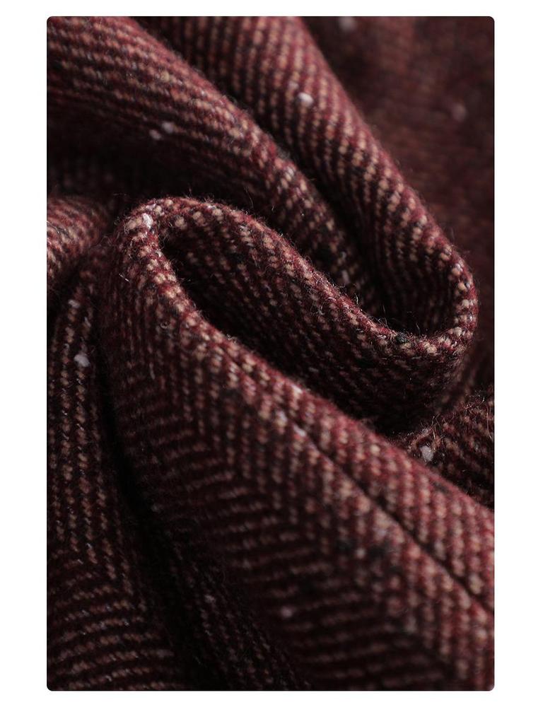 Women's Petite Wool Blazer - Autumn/Winter 2024 Fashion Short Jacket for Elegant Commutes