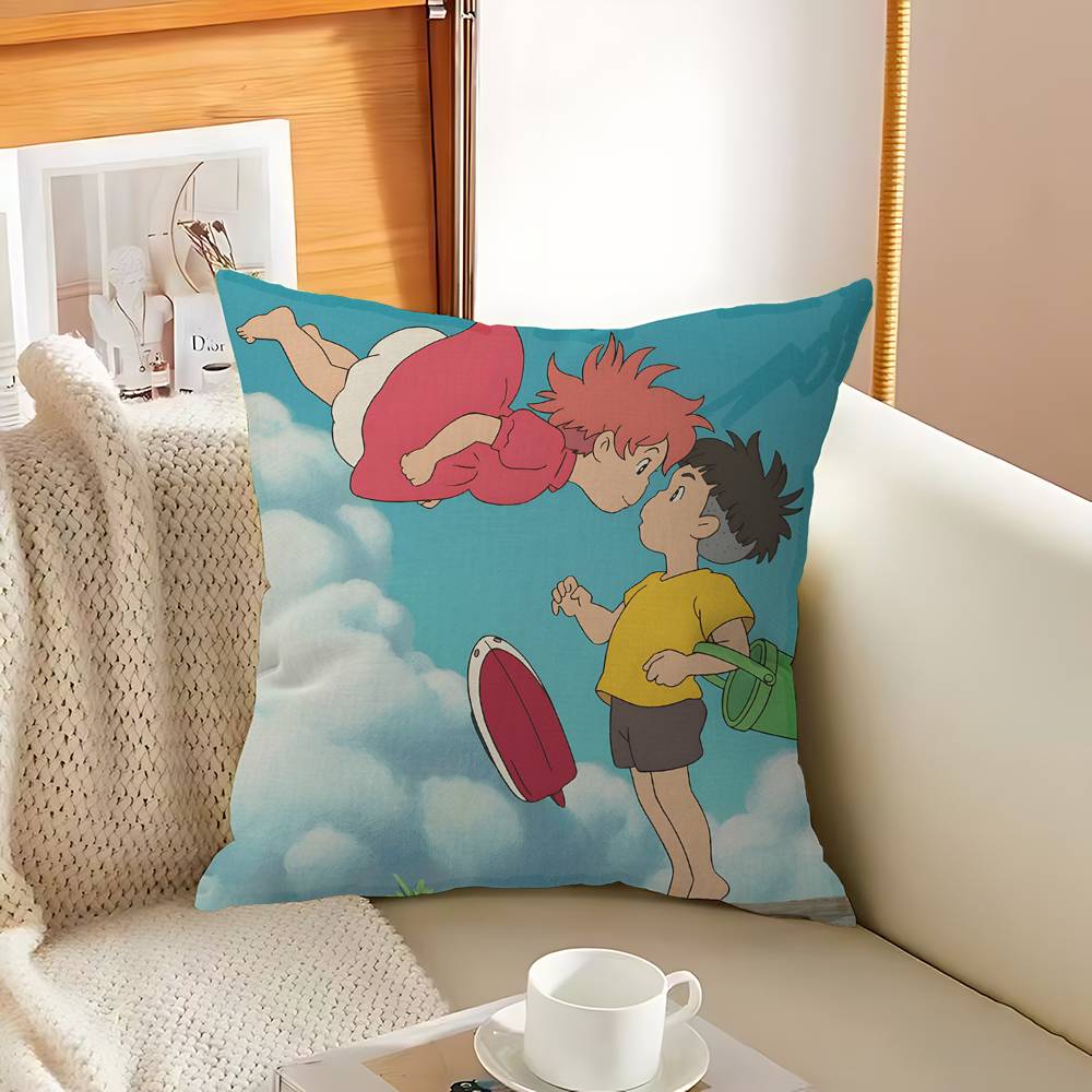 Cartoon PPonyos Movie Pillow Anime Pillow Sofa Bed Head Pillow Cover Cushion Cover x cm Fashion