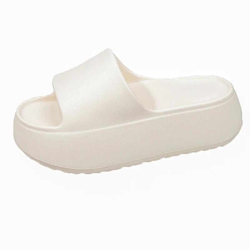 Fashion Women's Shoes Platform Slippers for Women Summer Comfort Soft Sole Beach Shoes Slides Woman Thick Bottom Non-Slip Sandals Ladies