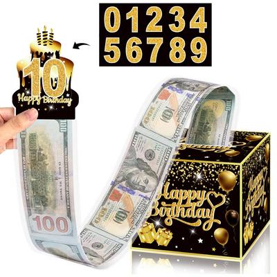 Birthday Party Decoration Cash Box, Birthday Decoration Props, Surprise Cash Box, Birthday Cash Box