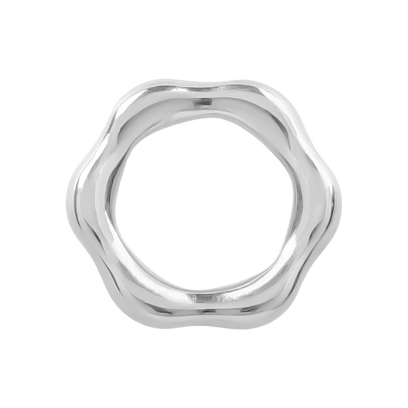100% Stainless Steel Heart Charms For Jewelry Making Bracelets Earrings Accessories 6pcs/Lot Silver Color Irregular Pendant Bulk