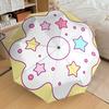 1PC Donut Star Automatic Open/Close Umbrella with Windproof, 8-Rib Sturdy Canopy, Durable Ribs, Fashionable Design1365A