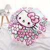 1pc Hello Kitty Floral Frame Umbrella with Plastic Handle,Suitable for All Seasons Home Travel Outdoor UmbrellaSanlio383