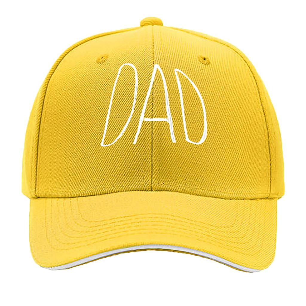 Dad Adjustable Baseball Cap Retro Look Sports Hat with Curved Visor for Fishing HipHop Style Sandwich Baseball Cap