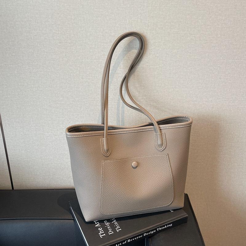 Premium bag women's new popular fashion versatile shoulder bag large capacity tote bag commuter bag