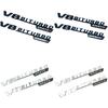 Car Fender Side Emblem V8 Biturbo 4matic  For Mercedes C63S W205 E63S W213 S63 W222 GLC63S X253 GLE63S W167 AMG Accessories