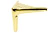 Set of 4 furniture legs Anchor Elegant gold chrome height 12 cm