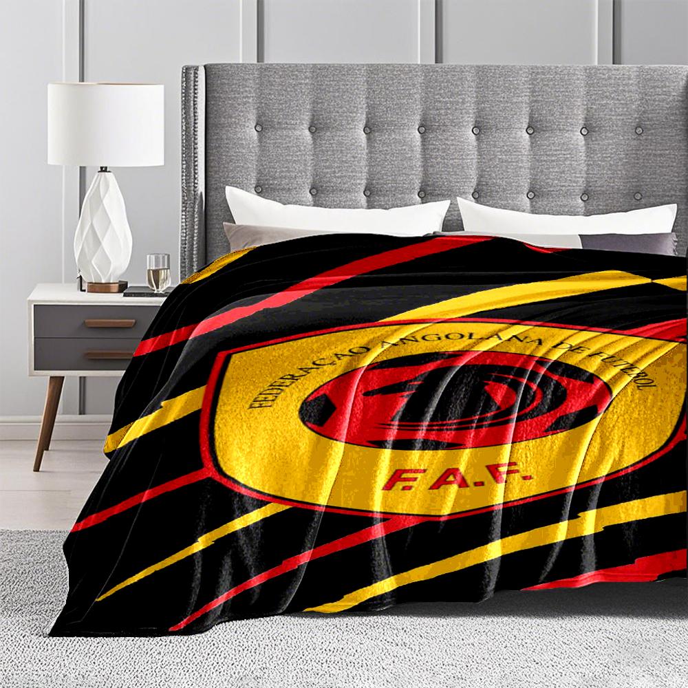 Angola Football League Logo Flannel blanket for bedroom, living room, sofa, and nap