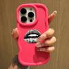 LZ18 Lips Kiss Wave Silicone Phone Cases for Samsung A15 S23 FE S24 Ultra A34 A54 A14 A55 Motorola G32 OnePlus Soft Cover