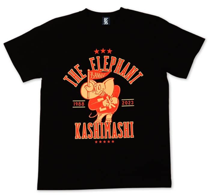 

Elephant Kashimashi ТУР 2023 ДА. я. Футболка колледжа для чернокожих (XL)