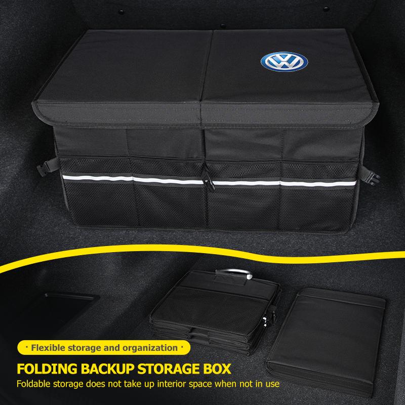 BIG1 Oxford Car Trunk Organize Box Folding Bag Storage Tool Case For Volkswagen VW Scirocco Jetta Beetle Golf 4 5 6 Passat Polo B5