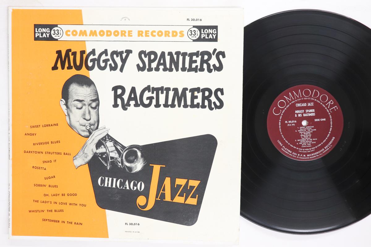 

LP Record MUGGSY SPANIER Chicago Jazz FL30016 COMMODORE 1957 US Jazz Used