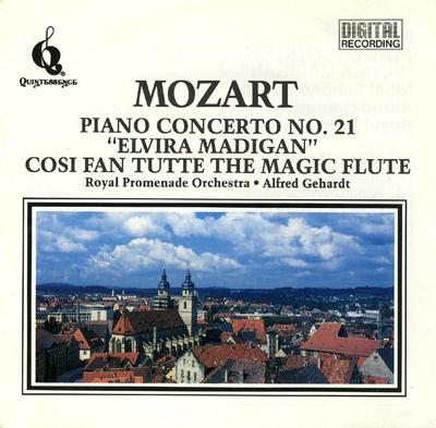 CD WOLFGANG AMADEUS MOZART - ROYAL PRO - Piano Concerto No. 21 CDQ2047 Quintessence 1989 US Classical Used