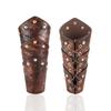 UYEE Mittelalter Wikinger Krieger Leder Armschutz Steampunk Pelz Elf LARP Kostüm für Männer Frauen Nieten Armschutz Halloween Zubehör