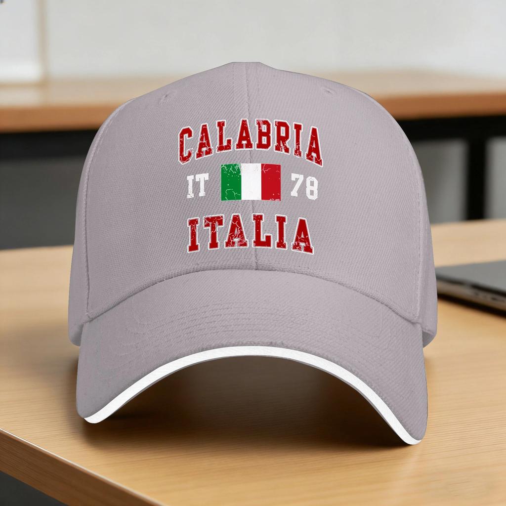 Italia Italian Flag Vintage Casual Baseball Cap  Kpop Rock Hip Hop Hats Summer Adjustable Unisex WoUnisex Streetwear Snapback Cap