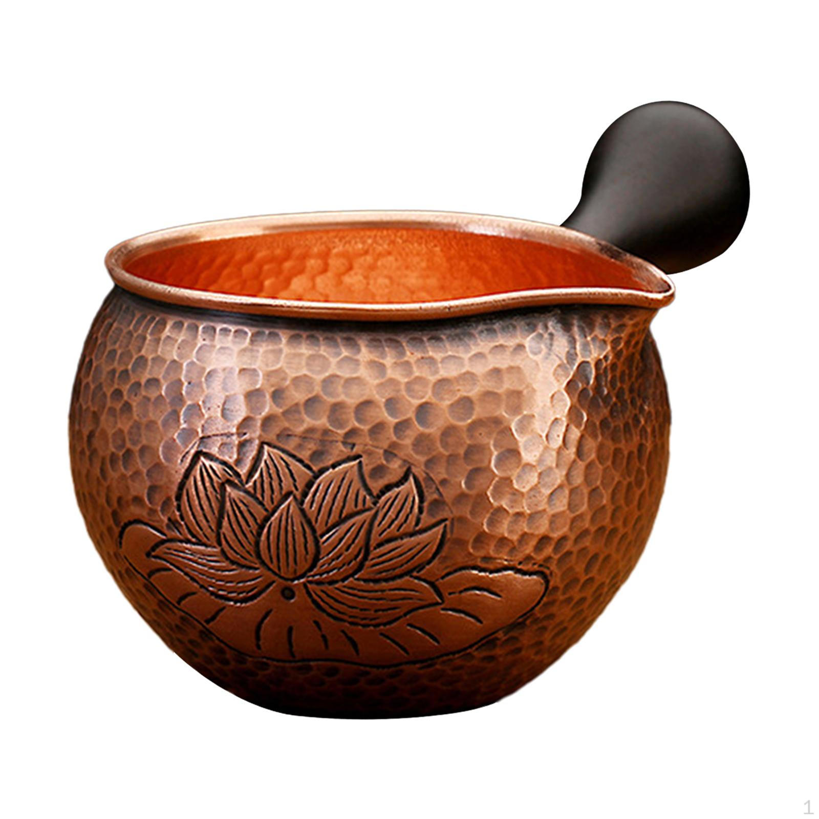 

Медный кувшин для сливок, маленькая блестящая чашка для чая, кофейник, набор с