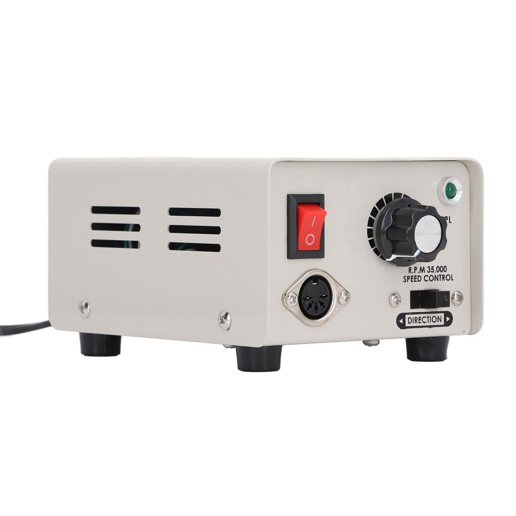 Micromotor Polishing Machine 35K RPM Micromotor Hand Kit Electric Polisher with 102L Handle for Jewelry Carving EU Plug