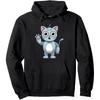 Funny Robotics Engineer Design Robot Cat Hoodie for Tech Enthusiasts
