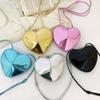 Modern Unisex Children Crossbody Bag With Breathable Pu Material And Heart Print