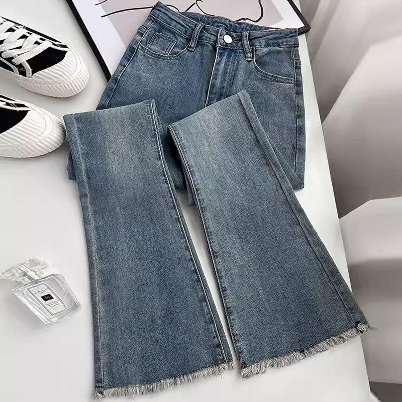 Retro Denim Jeans For Women With High Waist And Stretch Fit For Casual And Office Wear