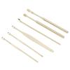 Portable Earwax Removal Cleaner Set U Shape Ear Spoon Spiral Ear Wax Cleaner Tools SetYellow
