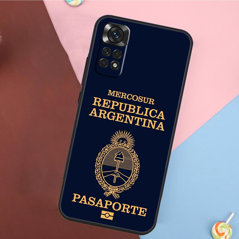 Argentine Flag Cover For Xiaomi Redmi Note 13 Pro 14 12 11 9 10 9S 10S 11S 12S Redmi 14C 10C 12C 13C Case
