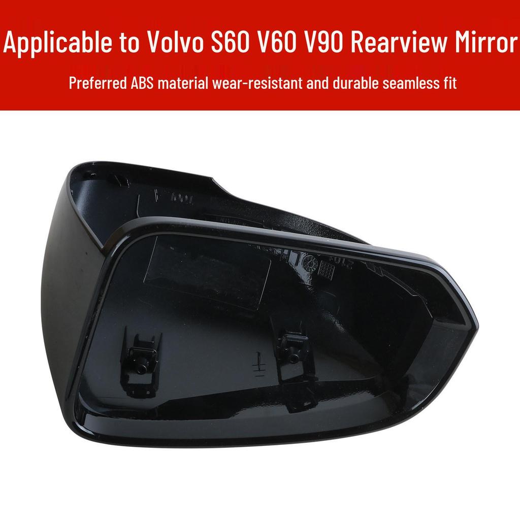 Rearview Mirror Shell and Reflective Top Cover for Volvo S60/V60 (2019-2026) and V90