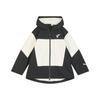 Windproof Waterproof Two-In-One Hiking Jacket With Hood Kids Jackets Black White 950551-01