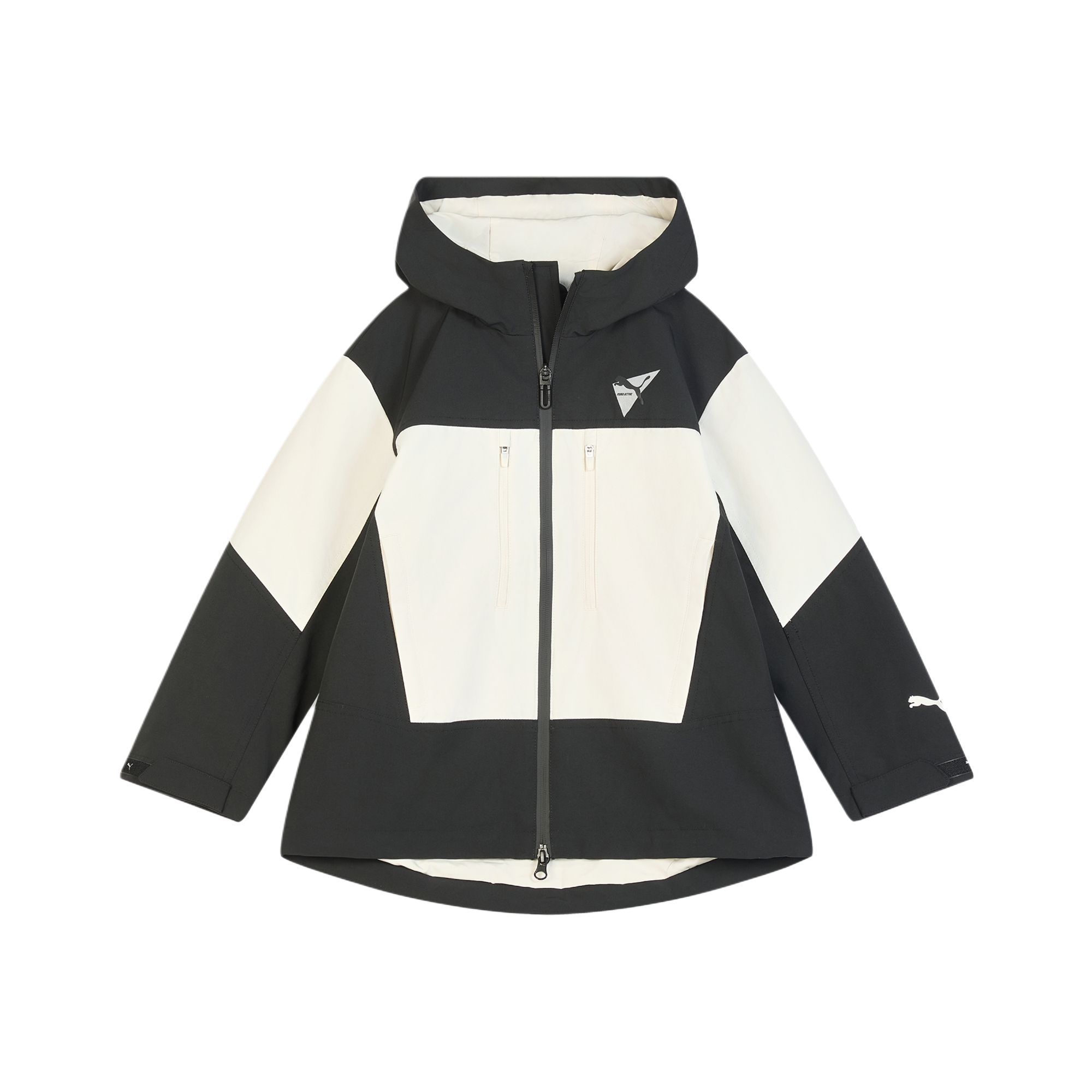 

Puma Windproof Waterproof Two-In-One Hiking Jacket With Hood Kids jackets Black White 950551-01 140