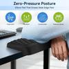 L-Shaped Elbow Pad for Desk, 2-Piece Arm Rest for Desk Wrist Support, Ergonomic Desk Edge Cushion Memory Foam Elbow Support for Work, Study, and