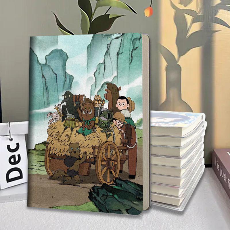 Langlangshan Little Monster Notebook: Durable Plastic Cover, Thick Pages, for Middle & Primary School Students