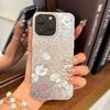 Акриловая задняя панель и ТПУ бампер для iphone Air 18 Pro Max XS Max 15 14 12 XR 11 13 16 Plus 17 Pro Цветы и бабочки hone Чехол Ударопрочная крышка